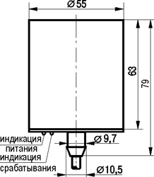 Габариты ISB DF101A-31N-25-LZ